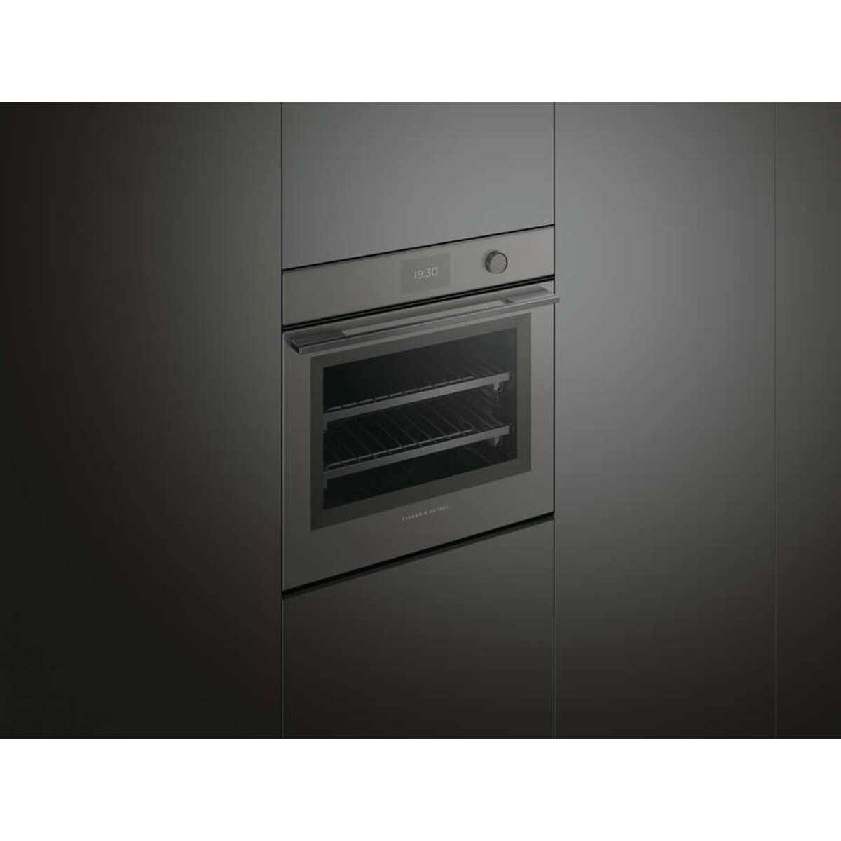 Fisher & Paykel Series 11 60cm Minimal Compact Combi-Steam Oven Grey Glass OS60SMTDG1 hero image