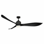 Mercator Eagle XL Black 1676mm (66 Inch) Ceiling Fan with Light FC368163BB hero image
