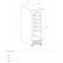 Cantina 20 Bottle Single Zone Wine Cabinet Black CCWIS20B image NaN