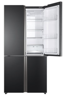 Haier 628L Quad Door Frost Free Fridge Black HRF700YCX hero image