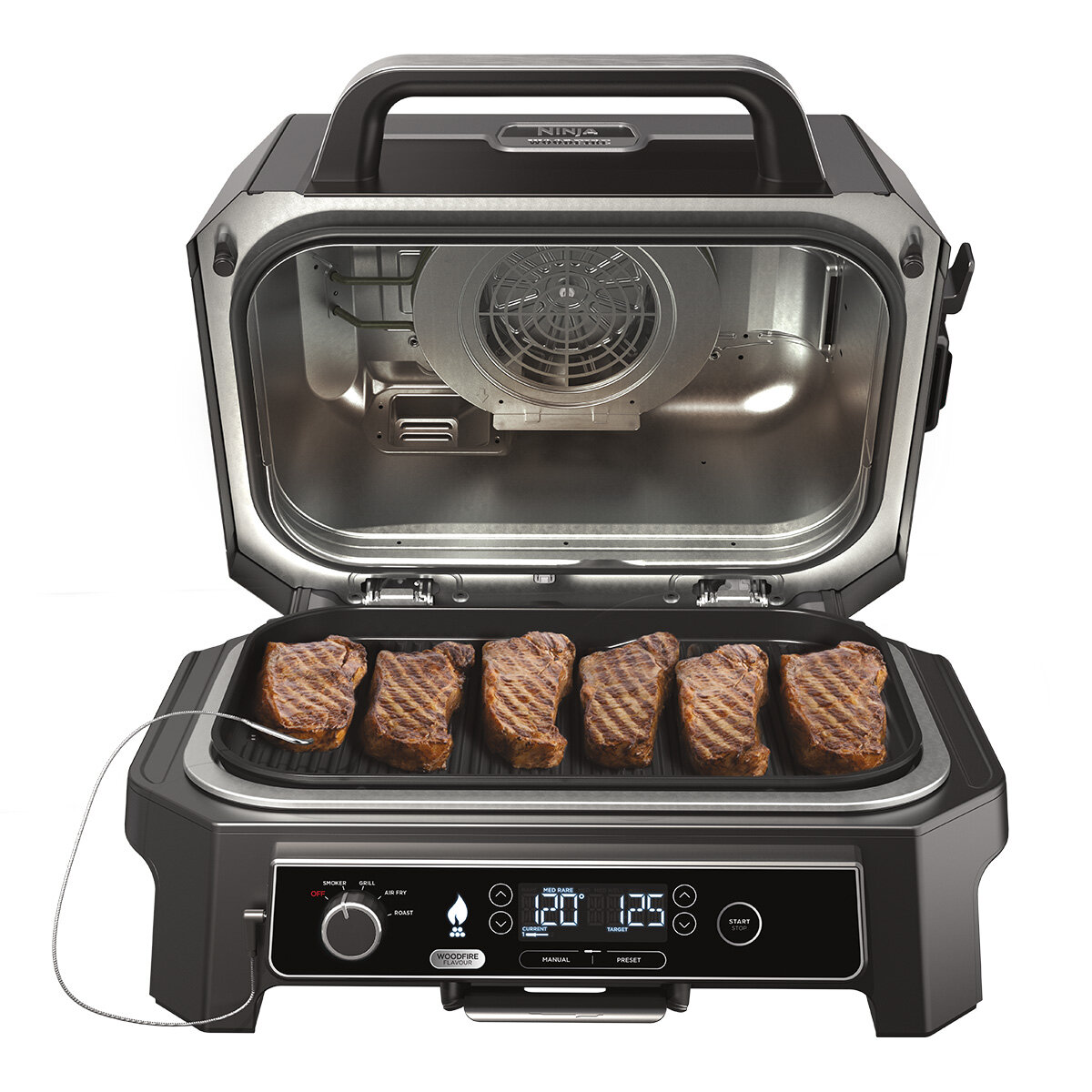 Ninja Woodfire Pro XL Outdoor Electric BBQ Grill and Smoker OG850