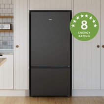 Haier 517L 500 Series Refrigerator Bottom Freezer Matte Black HRF510BEC hero image