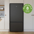 Haier 517L 500 Series Refrigerator Bottom Freezer Matte Black HRF510BEC image NaN