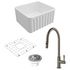 Turner Hastings Novi 50 Butler Sink Pack with Brushed Nickel Ludlow Pull Out Mixer Tap and Accessories PKG035 image NaN