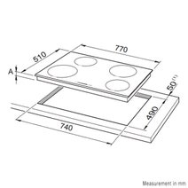 DeLonghi DEIND804 80cm Induction Cooktop hero image