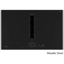 Neff 80cm Induction Flex Design with Integrated Downdraft Metallic Silver V68YYX4C1-MS hero image