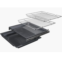 Bosch 60cm Series 8 Built-in Pyrolytic Multifunction Oven Black HBG976MB1A hero image