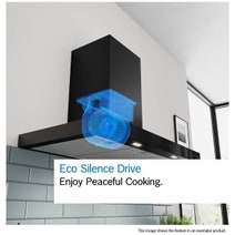 Bosch 90cm Series 6 Canopy Rangehood Matt Black DWB97DN65A hero image