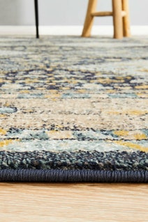 Rug Culture Legacy Large Multi-coloured Rug 290X200CM - LEG-857-NAVY-290X200 hero image