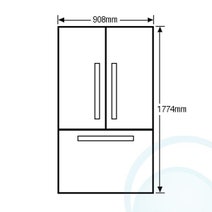 Samsung SRF639GDLS 639L French Door Fridge hero image