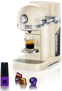 KitchenAid 5KES0504AAC Nespresso Coffee Machine Almond Cream hero image