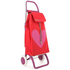 Rolser Serrella LN Agatha Ruiz de la Prada 2 Wheel Foldable Trolley Heart  Red R-SER007-3126 image NaN