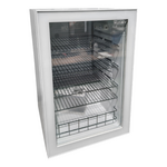 Husky 130L Glass Door Bar Fridge White HUS130CNWH hero image