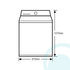 Simpson SWT7542 7.5kg Top Load Washing Machine image NaN
