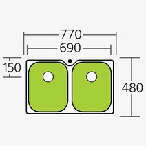 Oliveri WA10UMAPACK Diaz Undermount Sink and Mixer Tap Pack hero image