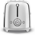 Smeg 50s Retro Style 2 Slice Toaster Chrome TSF01SSAU  image NaN