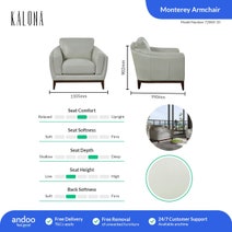 Kalona Monterey Leather Armchair 7200A-10 hero image