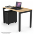 Jason.L 1000 x 600 Quadro Square Leg Home Office Desk - Maple QDS1006.B.ME image NaN