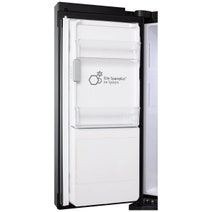 LG 506L French Door Fridge with Slim In-Door Ice and Water Dispenser Matte Black GF-L500MBL hero image