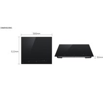LG Series 7 60cm Induction Cooktop 4 Cooking Zones including 2 Flexi Zones BCI607B4BG hero image