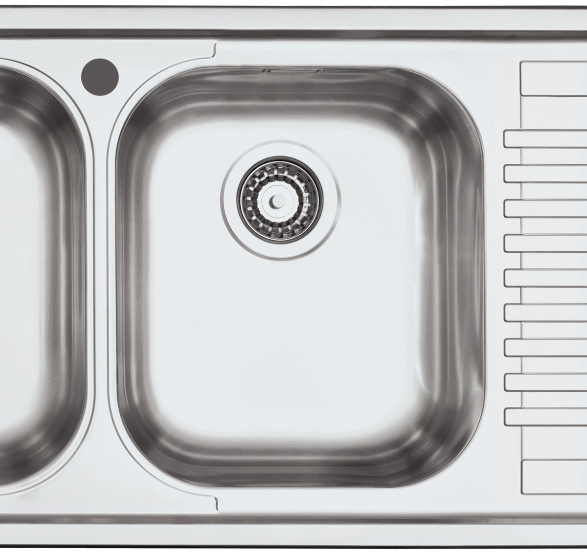 Abey BF200LTW Double Bowl Right Hand Drainer Sink Pack hero image