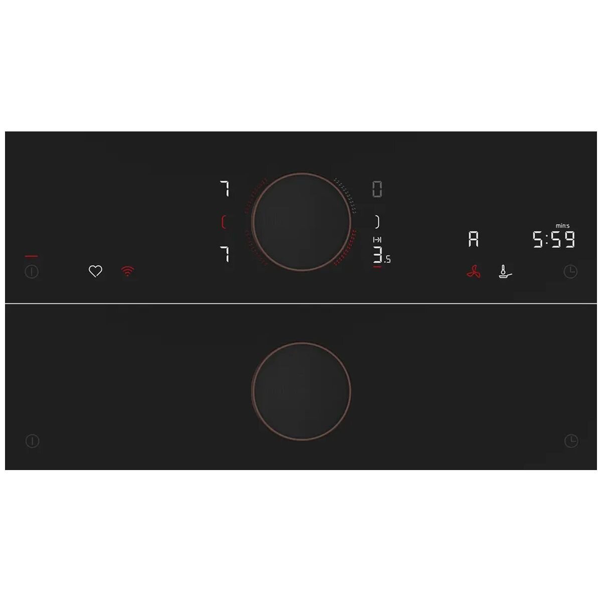 Neff 80cm Induction Flex Design with Integrated Downdraft Deep Black V68YYX4C1-DB hero image