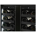 Artusi 36 Bottle Dual Zone Double Door Side by Side Wine Fridge AWC36BV image NaN