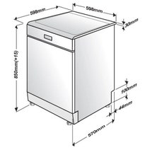 Beko DFN28430X Freestanding Dishwasher hero image