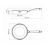 Tramontina Grano 30cm Tri-Ply Clad Non-Stick Frying pan 62155307 image NaN