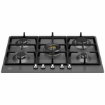 Bertazzoni 75cm Heritage Series Natural Gas Cooktop with Central Wok Burner P755CHERNE hero image