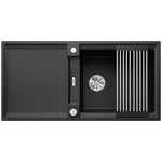 Blanco Adira XL 6S Single Bowl Sink with Left Hand Drainer Reversible Black 528131 hero image