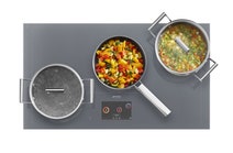Smeg 93cm Linea Silver Ceramic Induction Cooktop SIA1963DS hero image