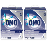 Omo 12kg Professional Laundry Powder for Front and Top Loader Washing Machines Twin 6kg Pack UL67740481-2PK hero image