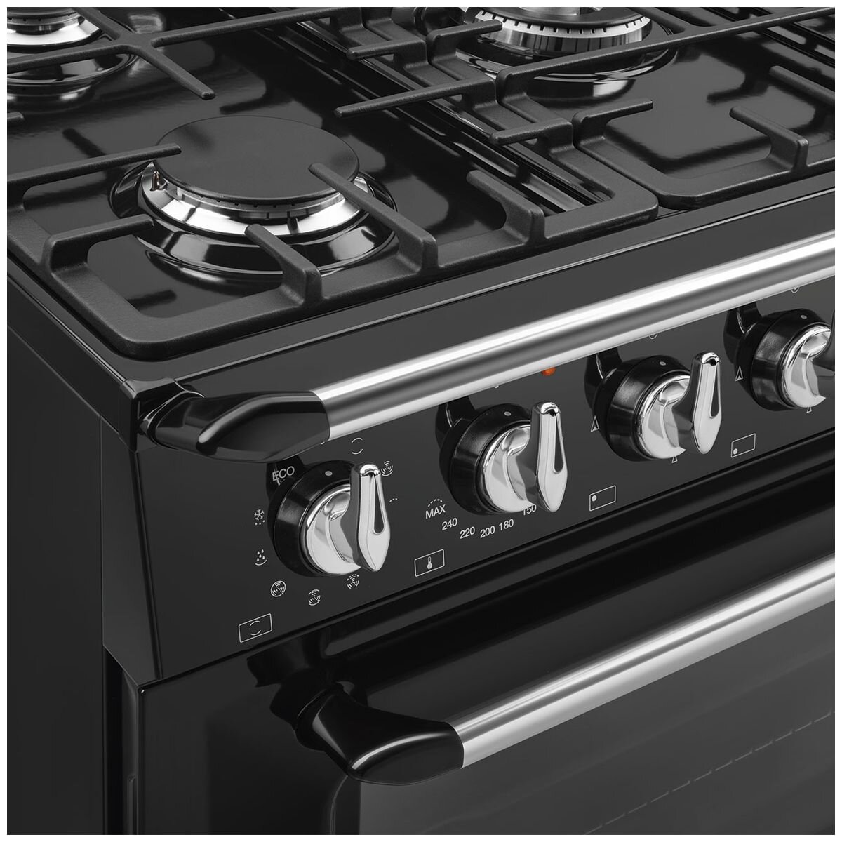 SMEG Victoria Series 90cm Dual Fuel Upright Oven/Stove TRA90GMBL hero image