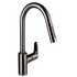 Hansgrohe Decor 240 2jet Sink Mixer Pull Out Tap - Brushed Black Chrome 31815343 image NaN