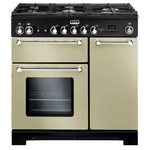Falcon 90cm Kitchener Freestanding Dual Fuel Oven/Stove Cream and Chrome KCH90DFFCR-CH  hero image