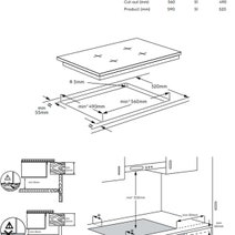 Electrolux 60cm 4 Burner Zone Induction Cooktop with Hob2Hood EHI645BF hero image
