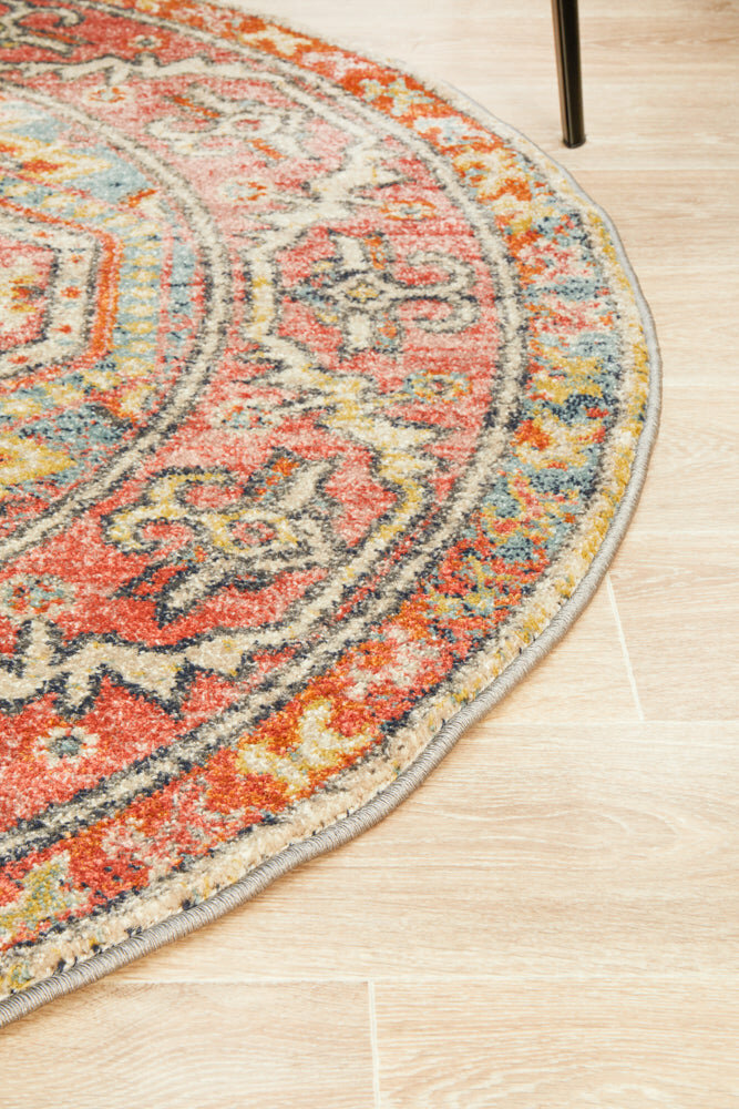 Rug Culture Legacy Small Multi-coloured Rug 150X150CM - LEG-856-CRIM-150X150 hero image