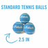 iFetch Too Large Tennis Balls 4-Pack 5040PACK image NaN