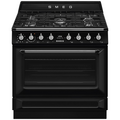 SMEG Victoria Series 90cm Dual Fuel Upright Oven/Stove TRA90GMBL