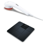 Beurer GS235 Digital Scale with MG21 Infrared Massager FITZONEPK3 hero image