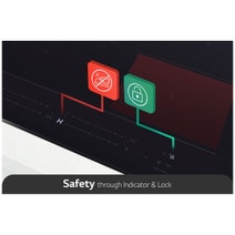 LG Series 7 60cm Induction Cooktop 4 Cooking Zones including 2 Flexi Zones BCI607B4BG hero image