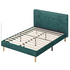 Zinus Willow Double Upholstered Bed Base Green Velvet AU-FPPOPB-12D image NaN