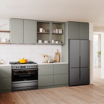 Westinghouse 90cm Dual Fuel Pyrolytic Freestanding Oven with SteamBake-Dark Stainless Steel WFEP9717DD hero image