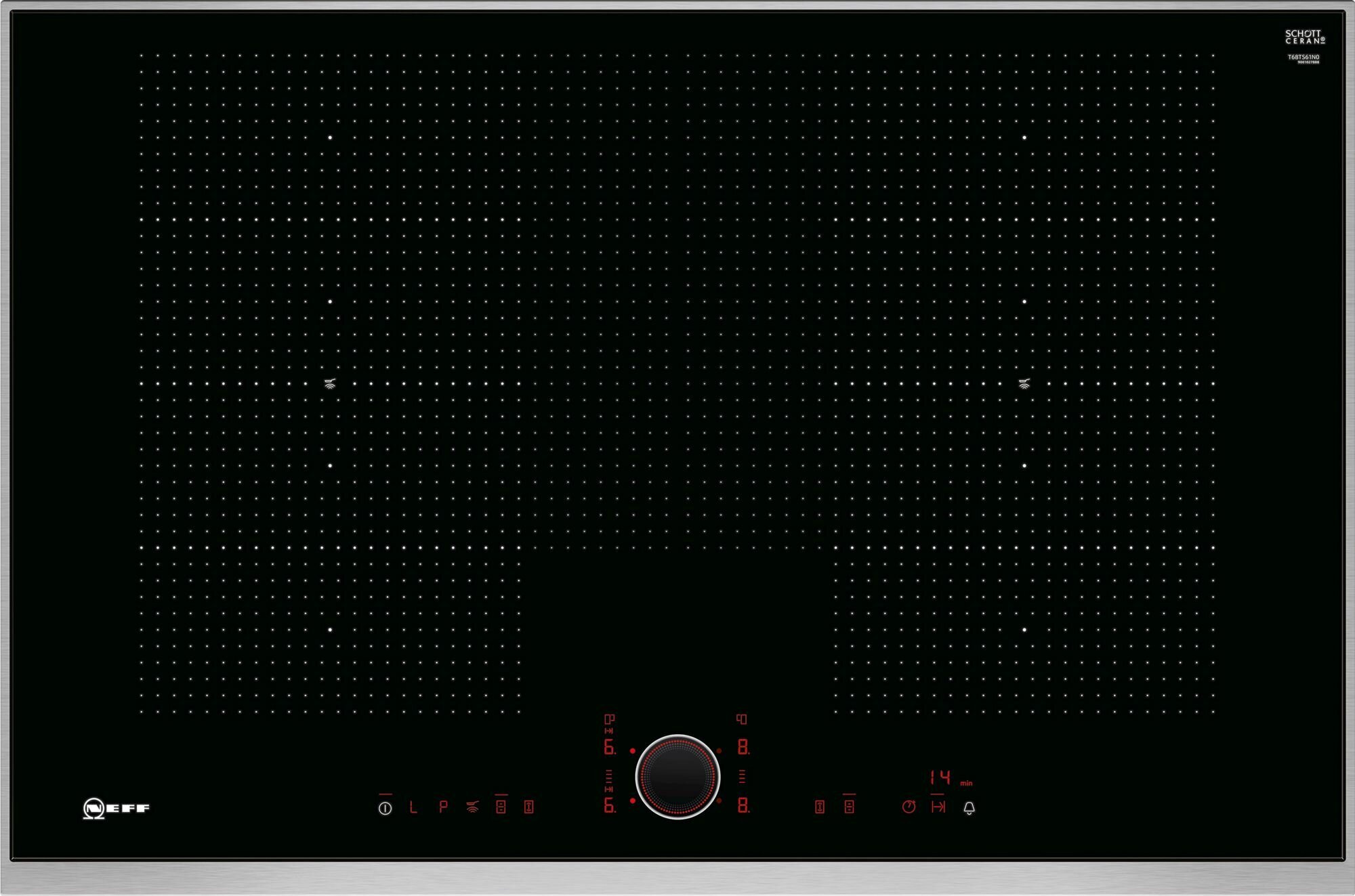 NEFF T68TS61N0 80cm Induction Cooktop with TwistPad Control hero image