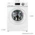 Haier HWF85AW1 8.5kg Front Load Washing Machine image NaN