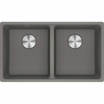 Franke Maris 350mm Double Bowl Topmount Sink With Drainer - Stone Grey  MRG620-3535SGFPC hero image
