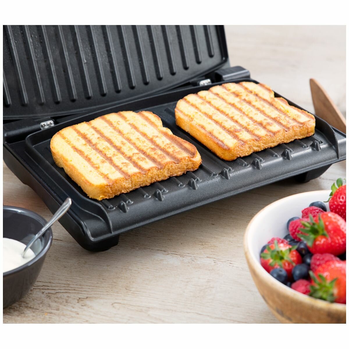 George Foreman Family Steel Grill GR25042AU 2PK Appliances Online