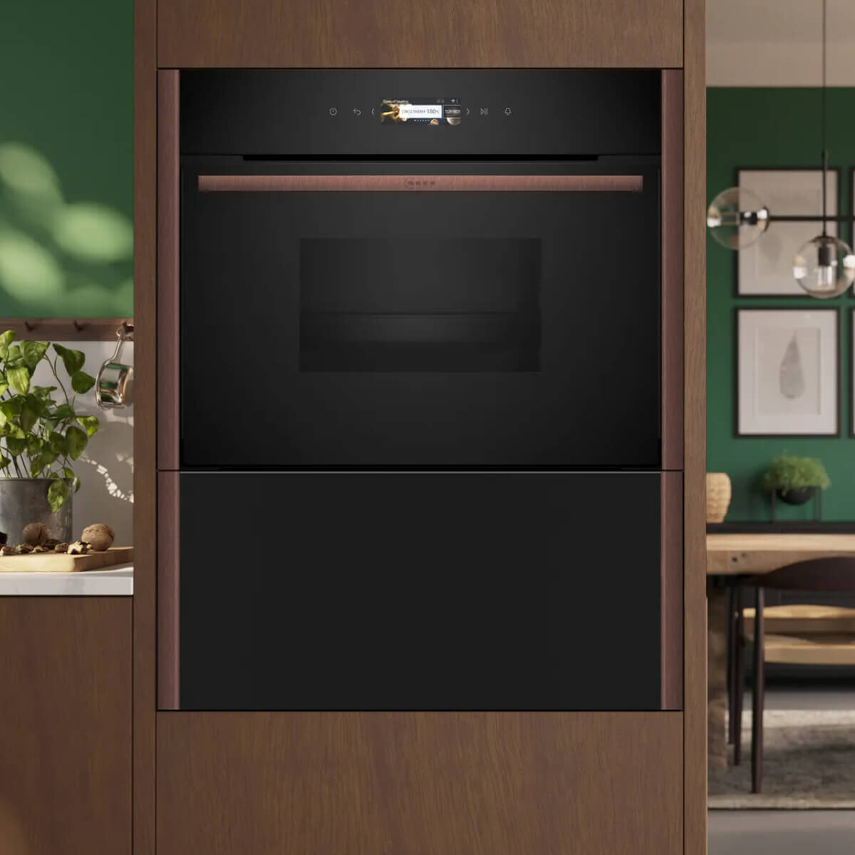 NEFF 29cm Built-In Warming Drawer Flex Design N39HA11Y1B-MS hero image
