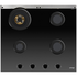 Omega 60cm Natural Gas Cooktop with Wok Burner Ceramic Glass Black  OCGG604WB image NaN